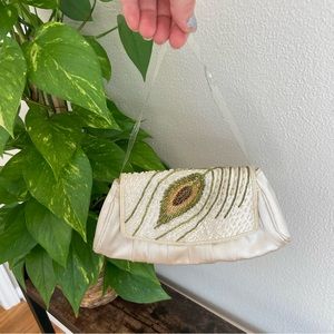 Peacock Feather Clutch